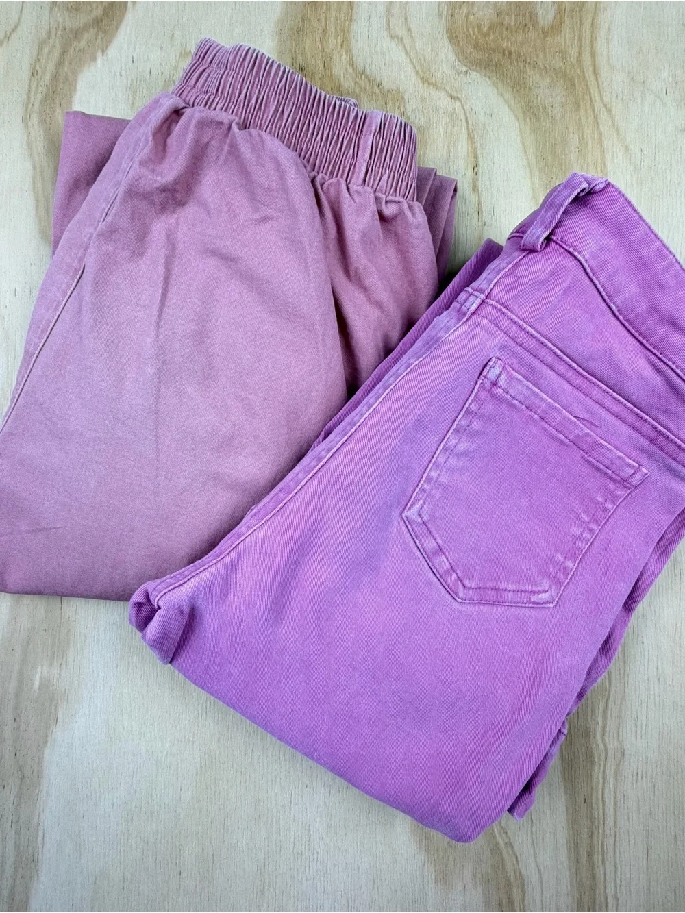 Girls Purple Pants Lot Franki Size 8 & Size 150 (Fits Like 8-12) Casual Bundle⁠